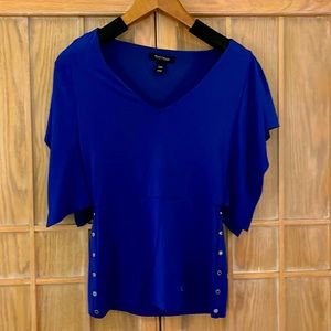 WHBM XXS blue top